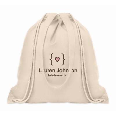 Mochila en canvas con asas publicitaria